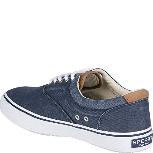 Sperry Mens Striper LL CVO Sneaker, Navy, 7.5