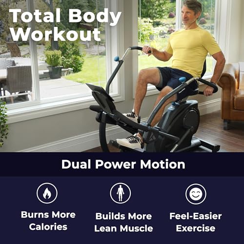 Teeter FreeStep LT1 - Recumbent Cross Trainer and Elliptical (LT1 + Mat Bundle)