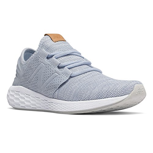 New Balance Women's Fresh Foam Cruz V2 Sneaker, Ice Blue/White, 12 B US