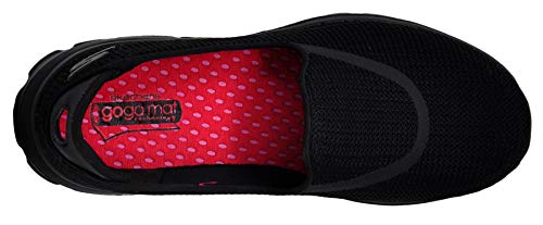 Skechers Performance Women's Go Walk 3 Slip-On Walking Shoe, Triple Black, 9.5 M US