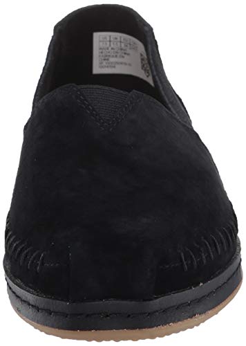 TOMS Women's Alpargata Espadrille, Size: 6.5 B(M) US, Color: Black Npig Nubuck Su