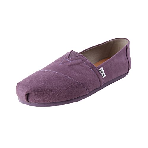 TOMS Women's Alpargata Microfiber Shoes Black Plum Size 6.5