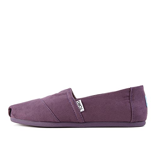 TOMS Women's Alpargata Microfiber Shoes Black Plum Size 6.5