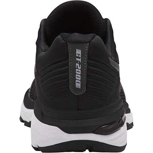 ASICS Men's GT-2000 6 Running Shoes, 12, Black/White/Carbon
