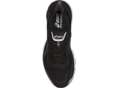 ASICS Men's GT-2000 6 Running Shoes, 12, Black/White/Carbon