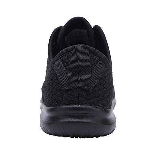 YILAN Women's Fashion Sneakers Breathable Sport Shoes(7, All Black)