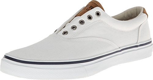Sperry Mens Striper LL CVO Sneaker, White, 9