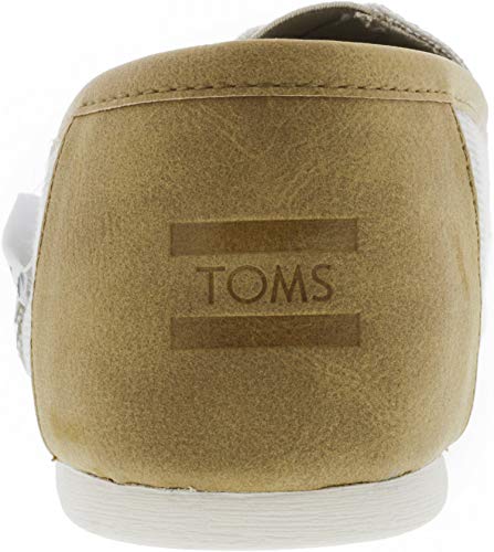 TOMS Men's Classic Chambray Oxford Tan Trim Ankle-High Canvas Slip-On Shoes - 11.5M