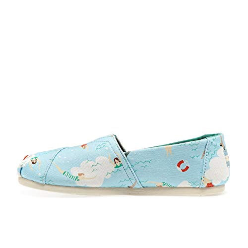 TOMS Blue Glow Swimmers Women's Classics (Size: 9)
