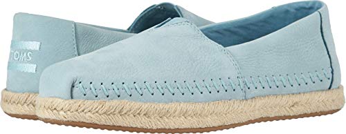 TOMS Alpargata on Rope Pastel Turquoise Nubuck On Rope 6.5