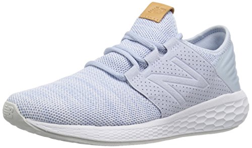 New Balance Women's Fresh Foam Cruz V2 Sneaker, Ice Blue/White, 5 W US