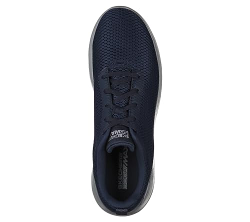 Skechers mens Go Walk Max - 54601 Sneaker, Navy/Gray, 12.5 US