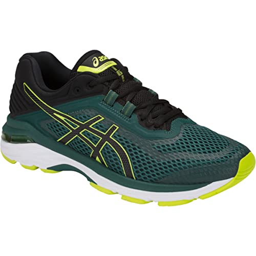 ASICS Men's GT-2000 6 Running Shoes, 10.5, Everglade/Black