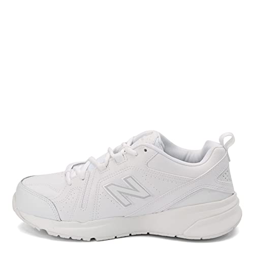 New Balance Men's 608 V5 Casual Comfort Cross Trainer, White/White, 14 X-Wide