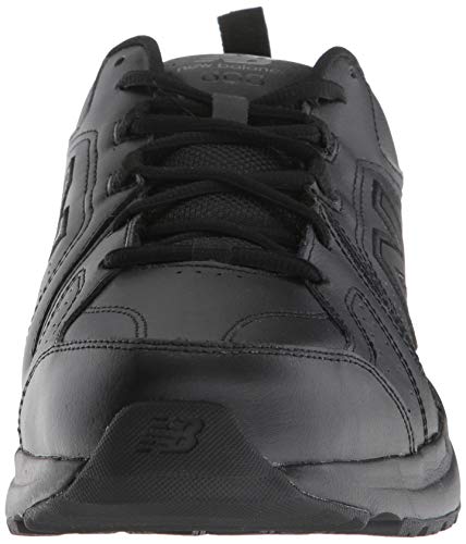 New Balance Men's 608 V5 Casual Comfort Cross Trainer, Black/Black, 13