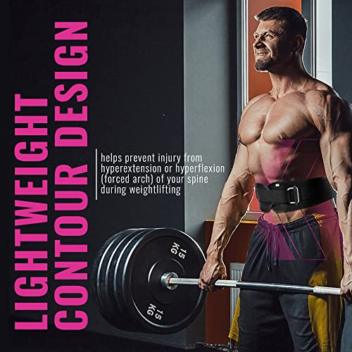 Fire Team Fit Weight Lifting Belt for Men and Women, 6 Inch, Bodybuilding & Fitness Back Support for Cross Training Workout, Squats, Lunges (27" - 32" Around Navel, X-Small, Pink Camo)