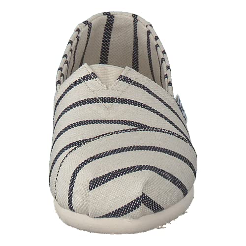 TOMS Womens Alpargata Oxford, White, 6