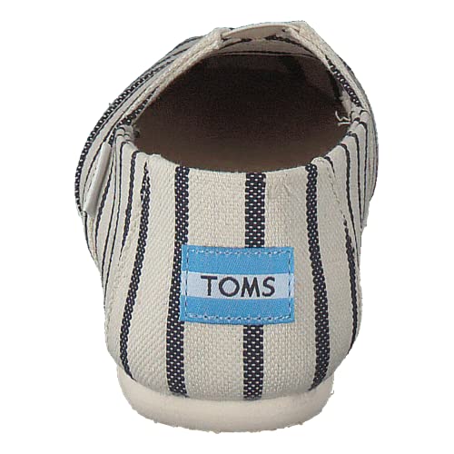 TOMS Womens Alpargata Oxford, White, 6