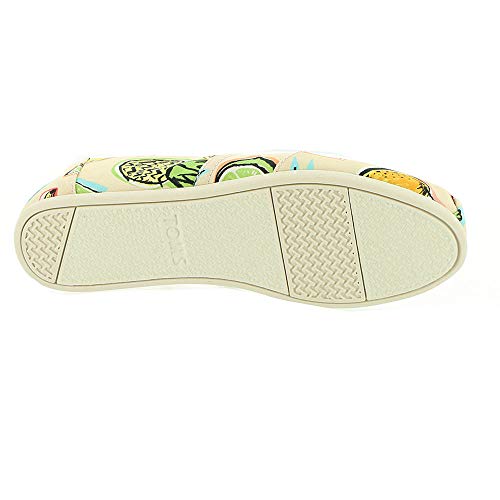 TOMS Alpargata Coral Pink Cuban Fruits 6 B (M)