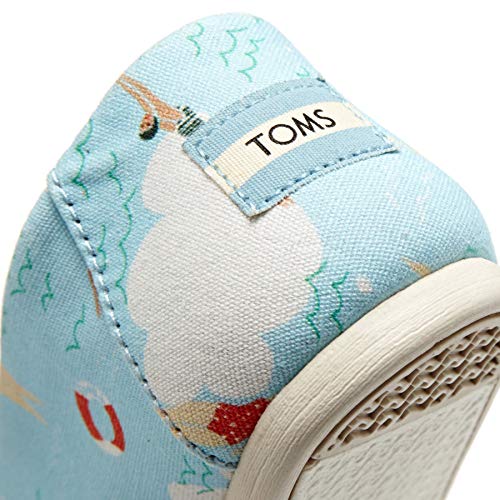 TOMS Women's Alpargata Espadrille, Size: 6 B(M) US, Color: Blue Glow Swimmers