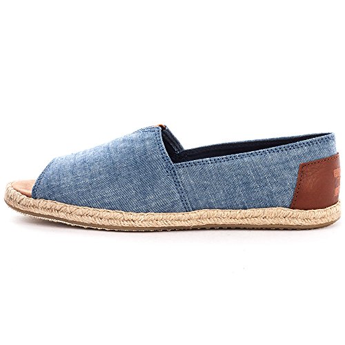 TOMS Chambray Open Toe Alpargatas 10007592 (Size: 6)