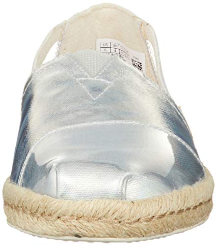 TOMS Women's Alpargata Rope Sole Clear Translucent 6 M