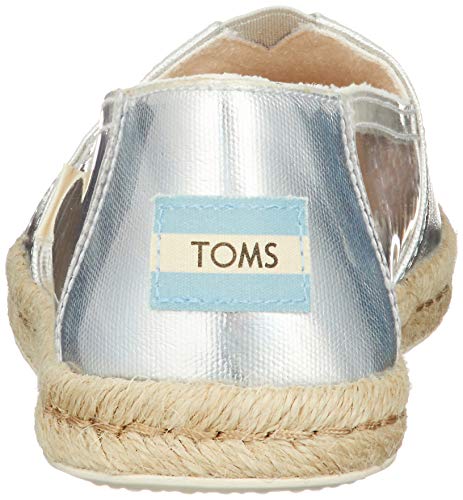 TOMS Women's Alpargata Rope Sole Clear Translucent 6 M