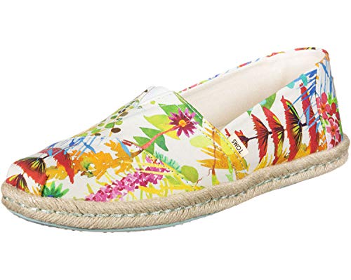 TOMS Women's Alpargata Espadrille, Size: 6 B(M) US, Color: Sunshine Floral Delight