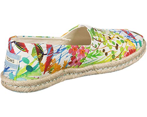 TOMS Women's Alpargata Espadrille, Size: 6 B(M) US, Color: Sunshine Floral Delight