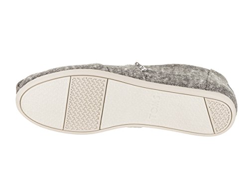 TOMS mens Classics fashion sneakers, Steel Grey Washed Denim, 6 US
