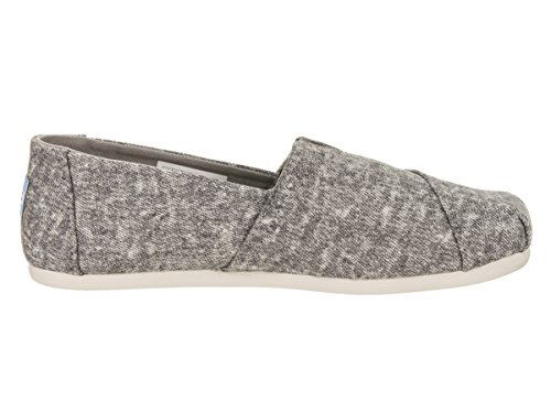 TOMS mens Classics fashion sneakers, Steel Grey Washed Denim, 6 US