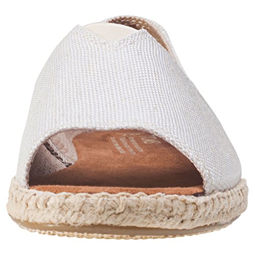 TOMS New Alparagata Open Toe Natural Yarn Dye 6 Womens Shoes
