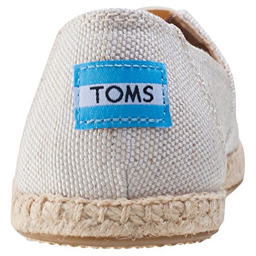TOMS New Alparagata Open Toe Natural Yarn Dye 6 Womens Shoes