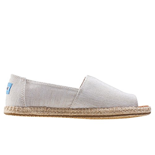TOMS New Alparagata Open Toe Natural Yarn Dye 6 Womens Shoes