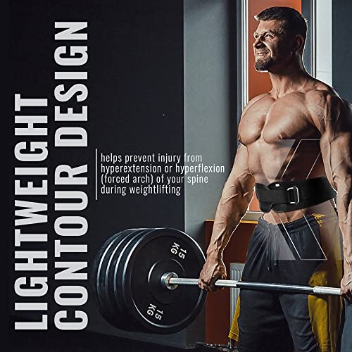 Fire Team Fit Weightlifting Belt, Weight Belt, Weight Lifting Belt for Men and Women, 6 Inch, Back Support for Lifting, Squat and Deadlifting Belt (Black/Grey, 30" - 34" Around Navel, Small)