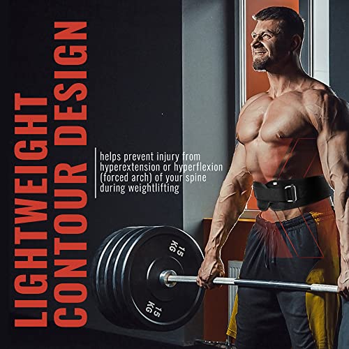 Fire Team Fit Weightlifting Belt, Weight Belt, Weight Lifting Belt for Men and Women, 6 Inch, Back Support for Lifting, Squat and Deadlifting Workout Belt (Star Bar, 27" - 32" Around Navel, X-Small)