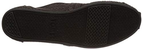 TOMS' Women's Alpergata Slip On Casual Loafer Black 6 Medium US