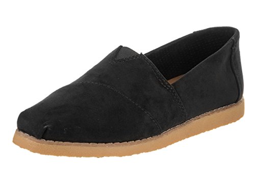 TOMS Alpargata Crepe Shoe - Women's Black Microfiber, 6.5