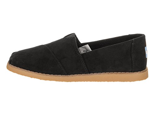 TOMS Alpargata Crepe Shoe - Women's Black Microfiber, 6.5