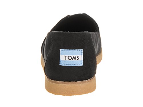 TOMS Alpargata Crepe Shoe - Women's Black Microfiber, 6.5
