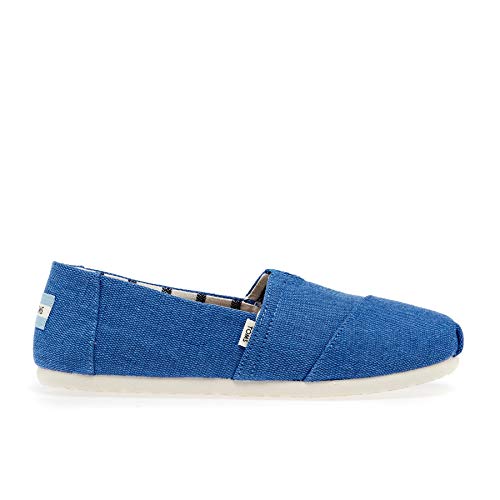 TOMS Women's Alpargata Heritage Shoes Blue Crush 6