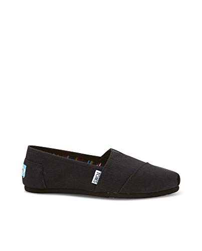 TOMS' Women's Alpergata Slip On Casual Loafer Black 6 Medium US