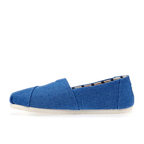 TOMS Women's Alpargata Heritage Shoes Blue Crush 6