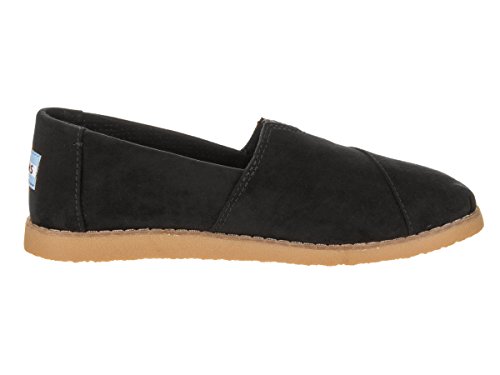 TOMS Alpargata Crepe Shoe - Women's Black Microfiber, 6.5