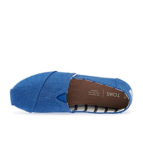 TOMS Women's Alpargata Heritage Shoes Blue Crush 6