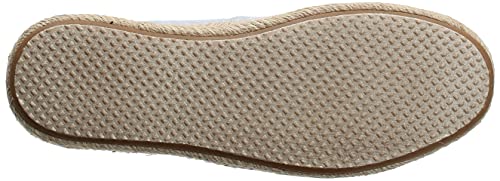 TOMS womens Alpargata on Rope loafers shoes, Bliss Blue Tiny Chambray Dots Rope, 6 US