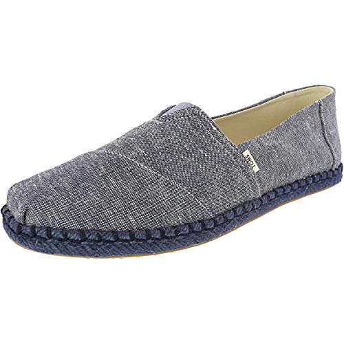 TOMS Women's Alpargata Espadrille, Size: 6.5 B(M) US, Color: Navy Slub Chambray On Rop