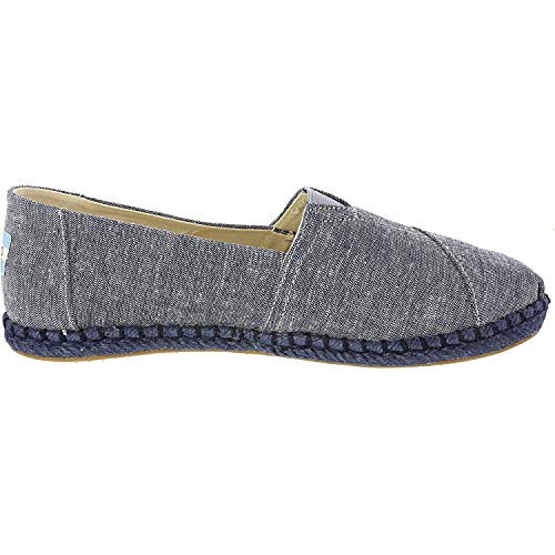 TOMS Women's Alpargata Espadrille, Size: 6.5 B(M) US, Color: Navy Slub Chambray On Rop