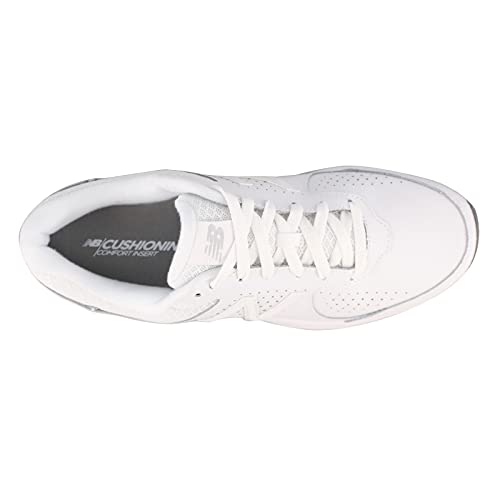 New Balance Men's 411 V2 Lace-Up Walking Shoe, White, 15 M US