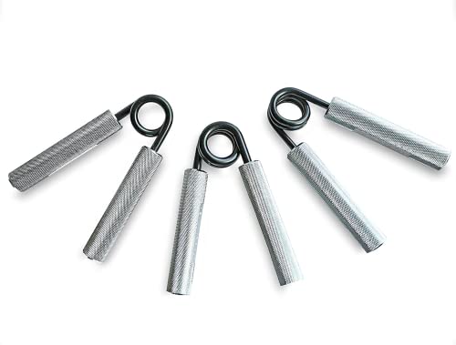 Hand Gripper Set of 3 (100, 150, 200 lbs) - Heavy Grippers, Arm Muscle Builder, Wrist Strengthener For Beginners To Professionals, Hand Grip Strengthener Set. Hand Exerciser Trainer For Athletes
